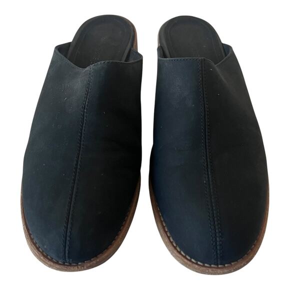 James Perse Helena Black Suede Slide On Mule Shoes Size 40 EU - Picture 4 of 11